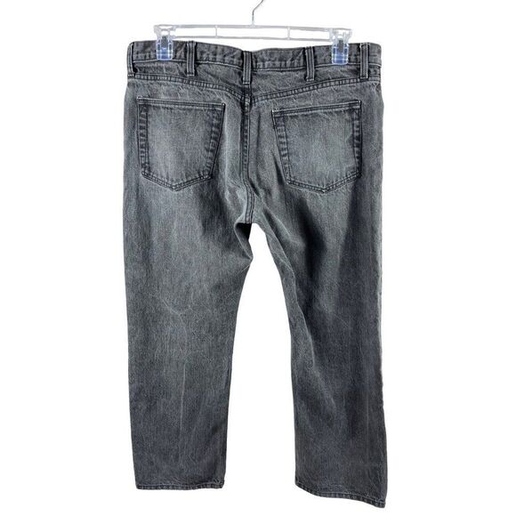 Eddie Bauer Mens Gray Wash Denim Straight Leg Jeans Size 36x30 (ACT 37x28.5) - Picture 3 of 10